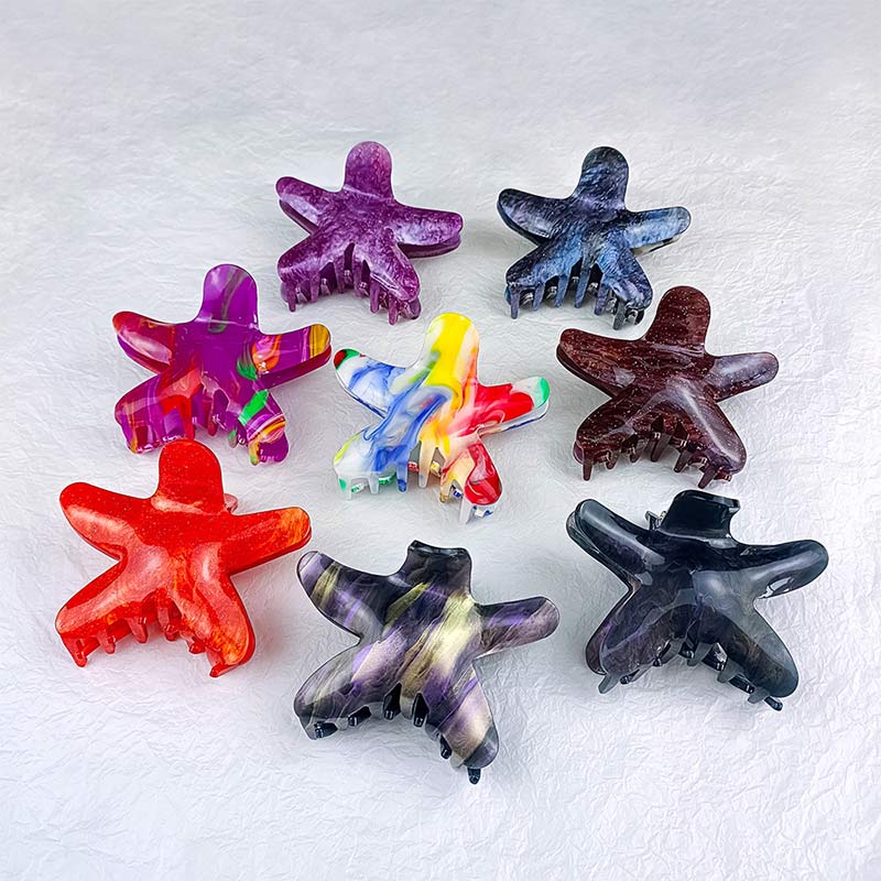 Rainbow Reef Starfish Hair Claw | NueShiny