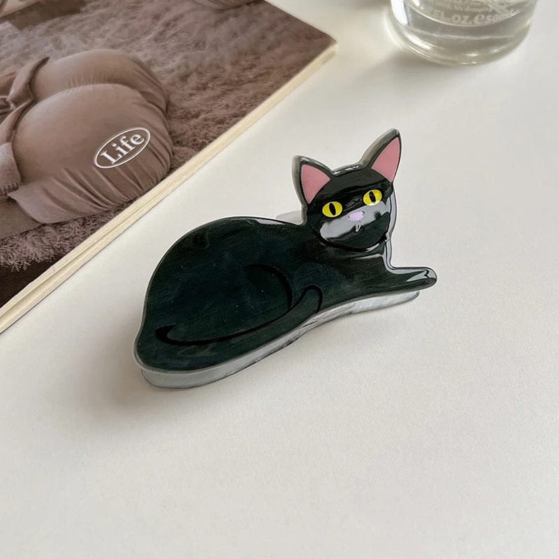 Small Black Cat  Hair Claw丨NueShiny