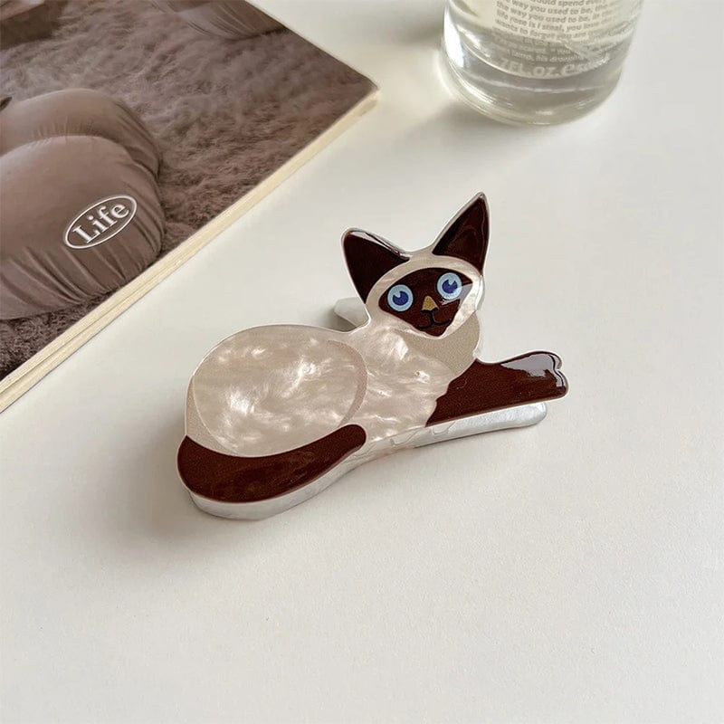 Small Siamese Cat Hair Claw丨NueShiny