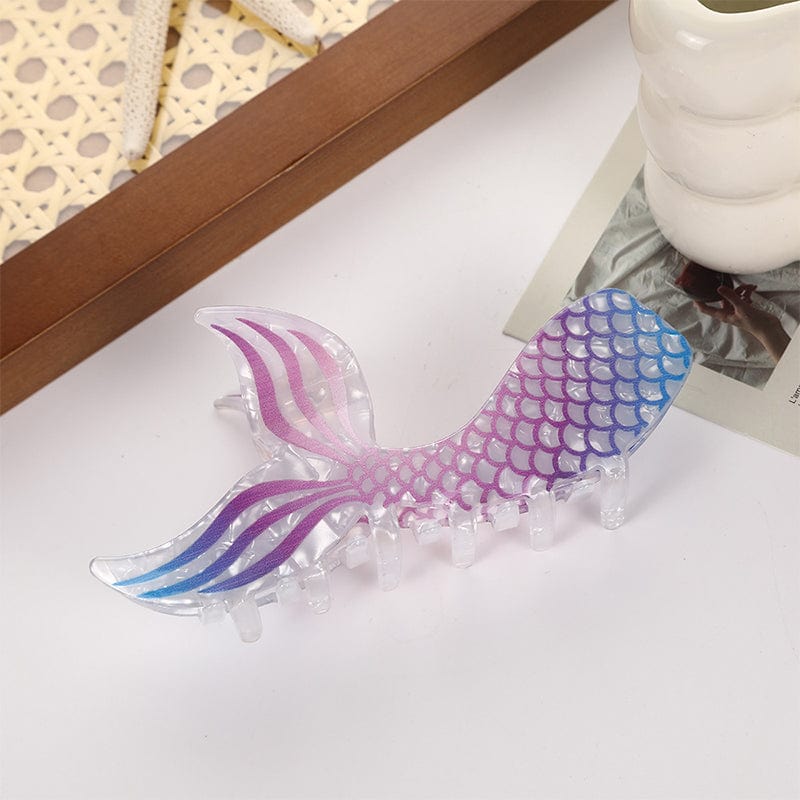 Large Purple Mermaid Hair Claw丨NueShiny