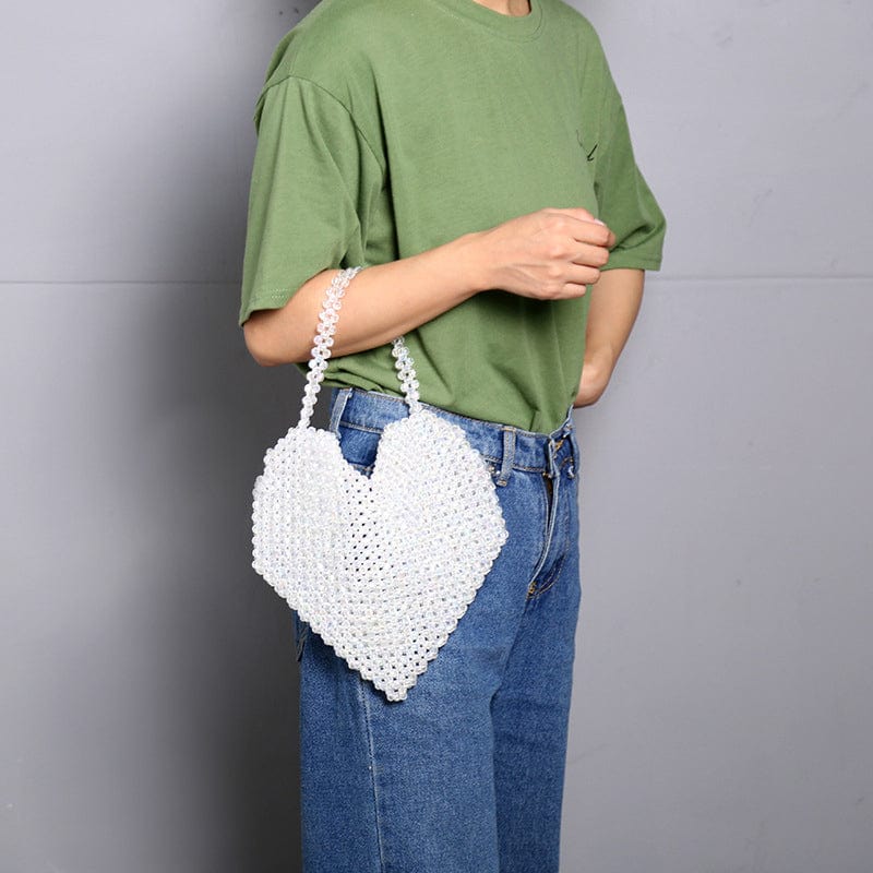 Handmade Beaded Shoulder Bag丨NueShiny
