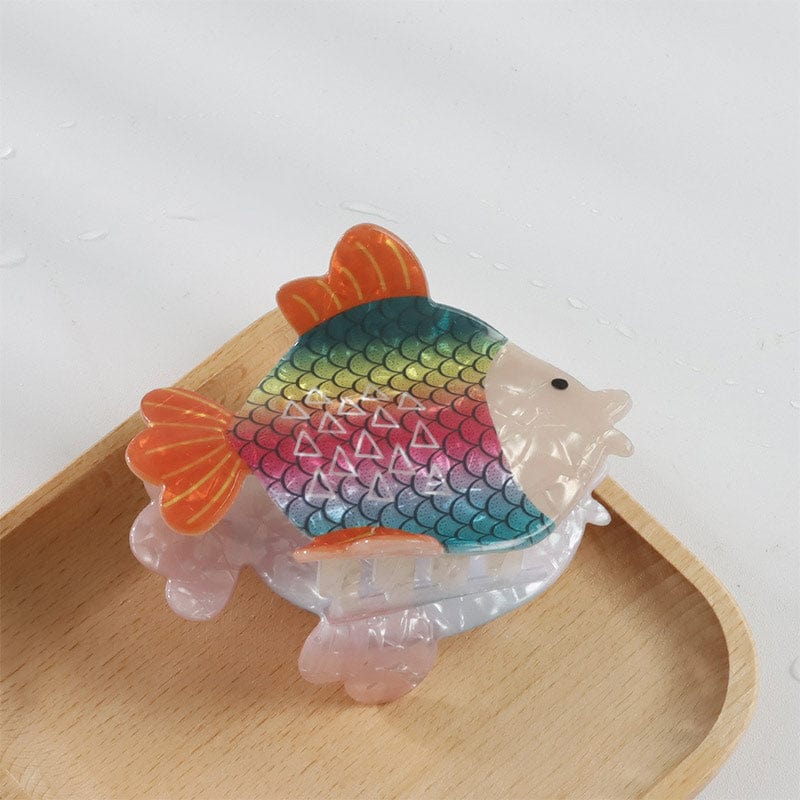 Medium Colorful Goldfish Hair Claw丨NueShiny