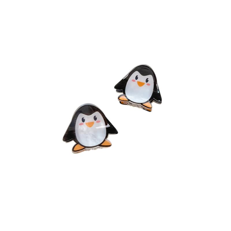 4Pcs Mini Penguin Hair Claws丨NueShiny