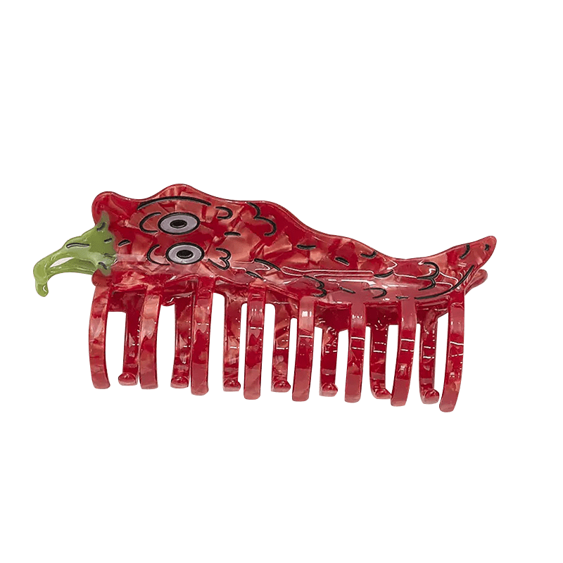 Large Red Chili Pepper Hair Claw | NueShiny