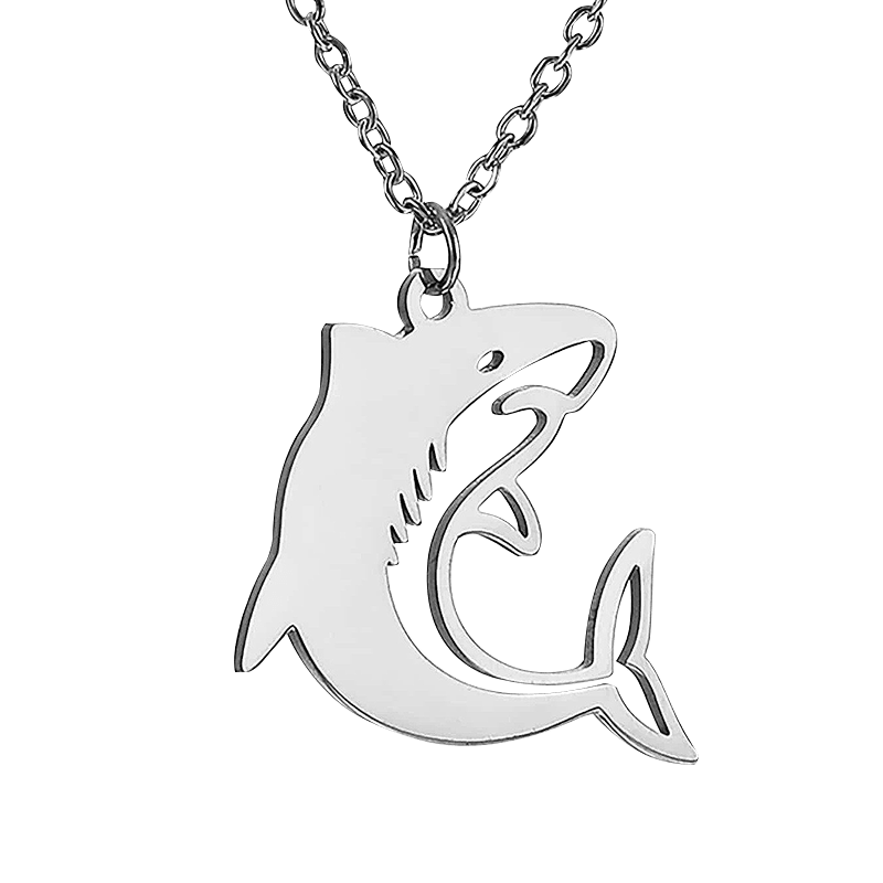 Stainless Steel Shark Necklace | NueShiny