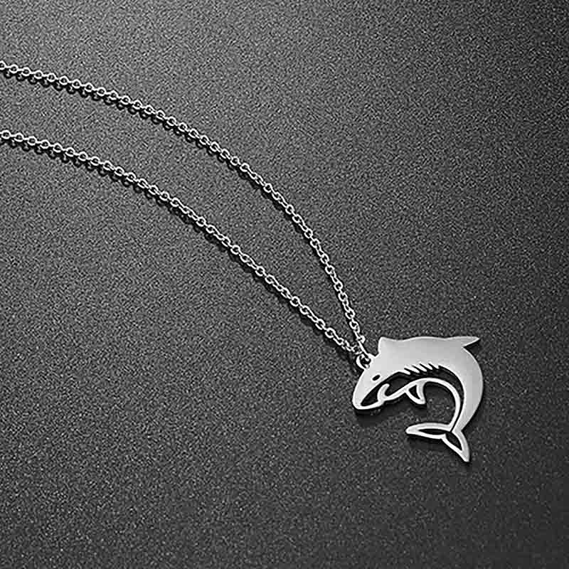 Stainless Steel Shark Necklace | NueShiny