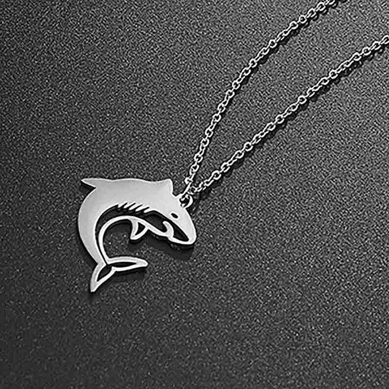 Stainless Steel Shark Necklace | NueShiny