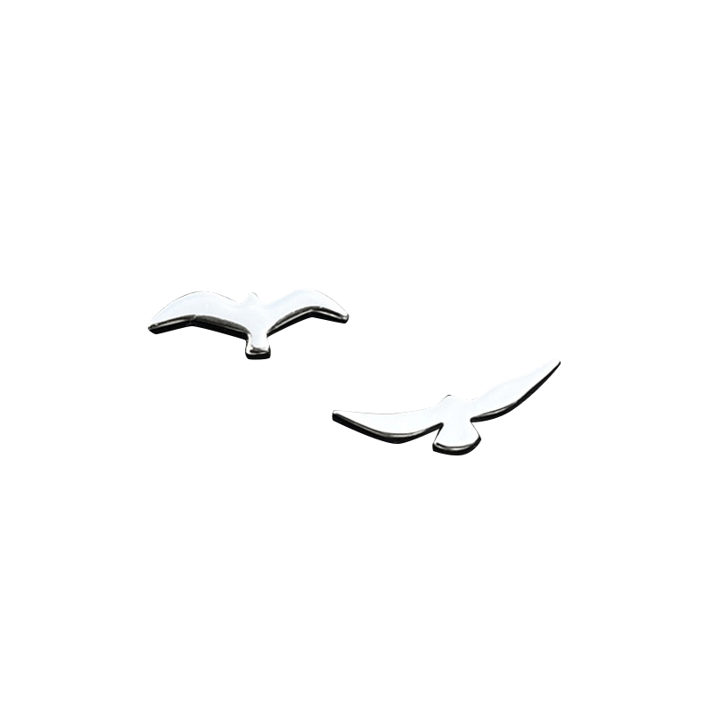 Sterling Silver Seagull Earrings | NueShiny