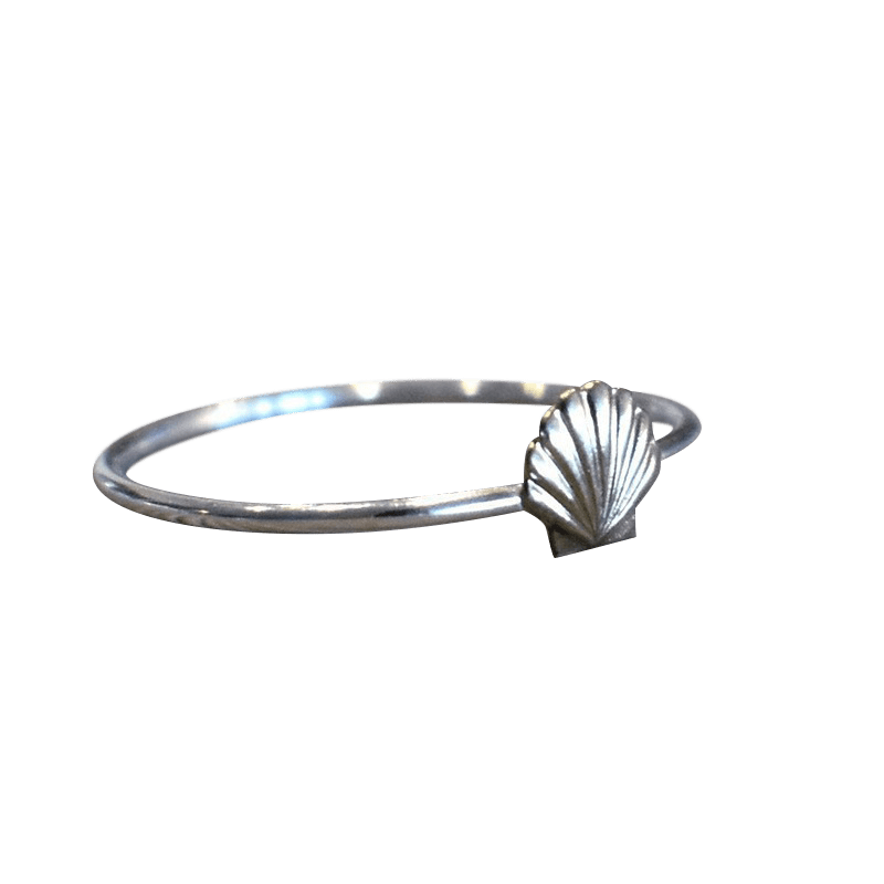 Sterling Silver Shell Ring | NueShiny