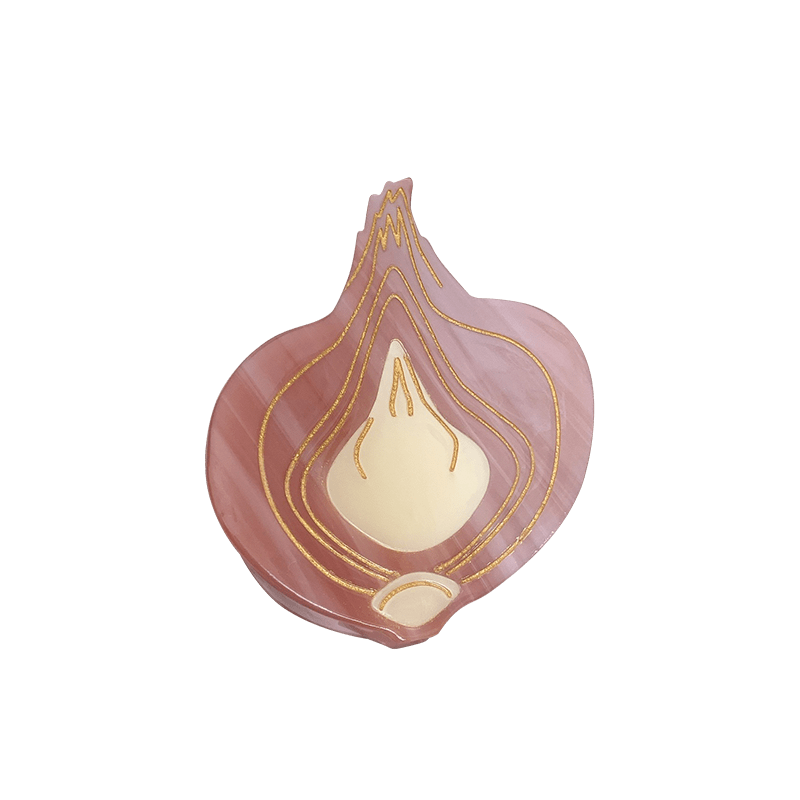 Small Light Pink Onion Hair Claw | NueShiny