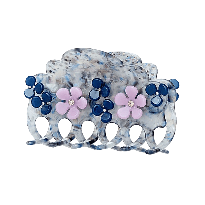 Small Blue Petal Hair Claw | NueShiny