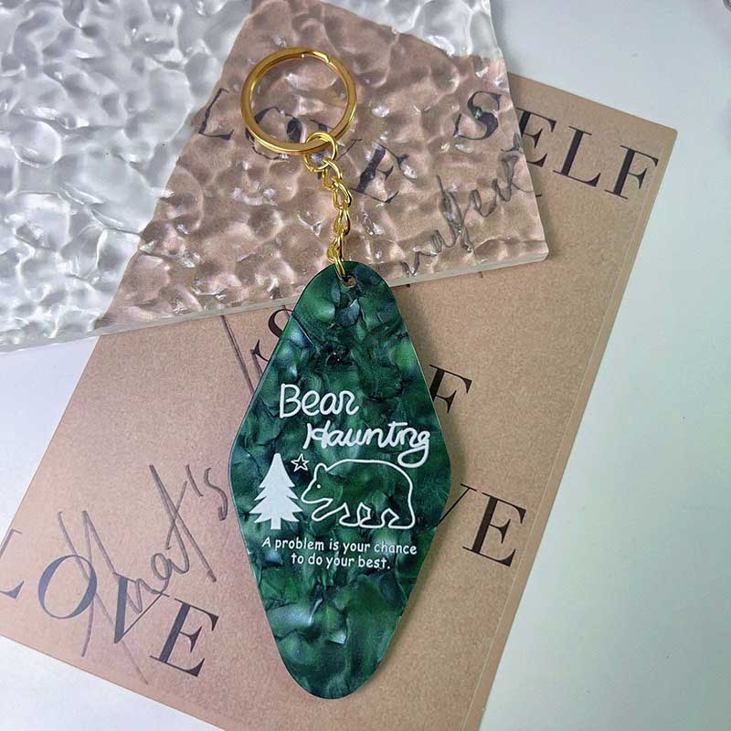 Green Acrylic Keychain | NueShiny