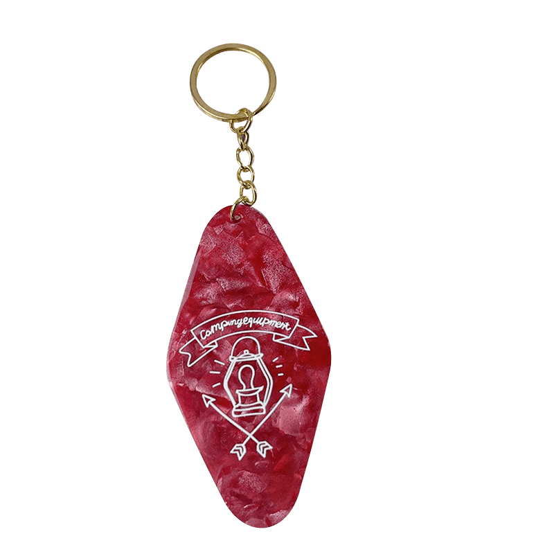 Red Acrylic Keychain | NueShiny