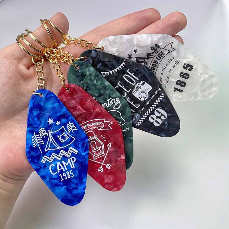 Blue Acrylic Keychain | NueShiny