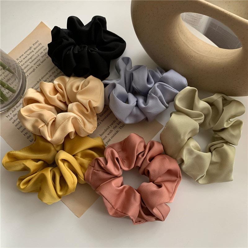 Champagne Satin Hair Tie | NueShiny