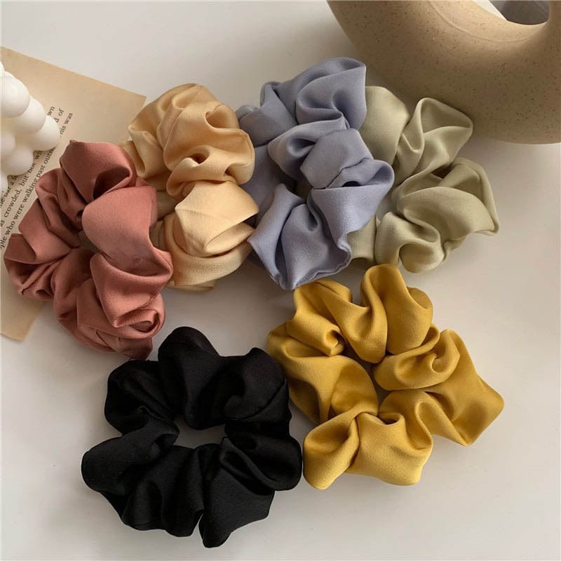 Champagne Satin Hair Tie | NueShiny