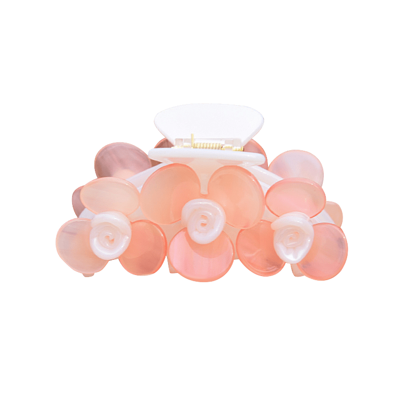 Medium Pink Petal Hair Claw | NueShiny