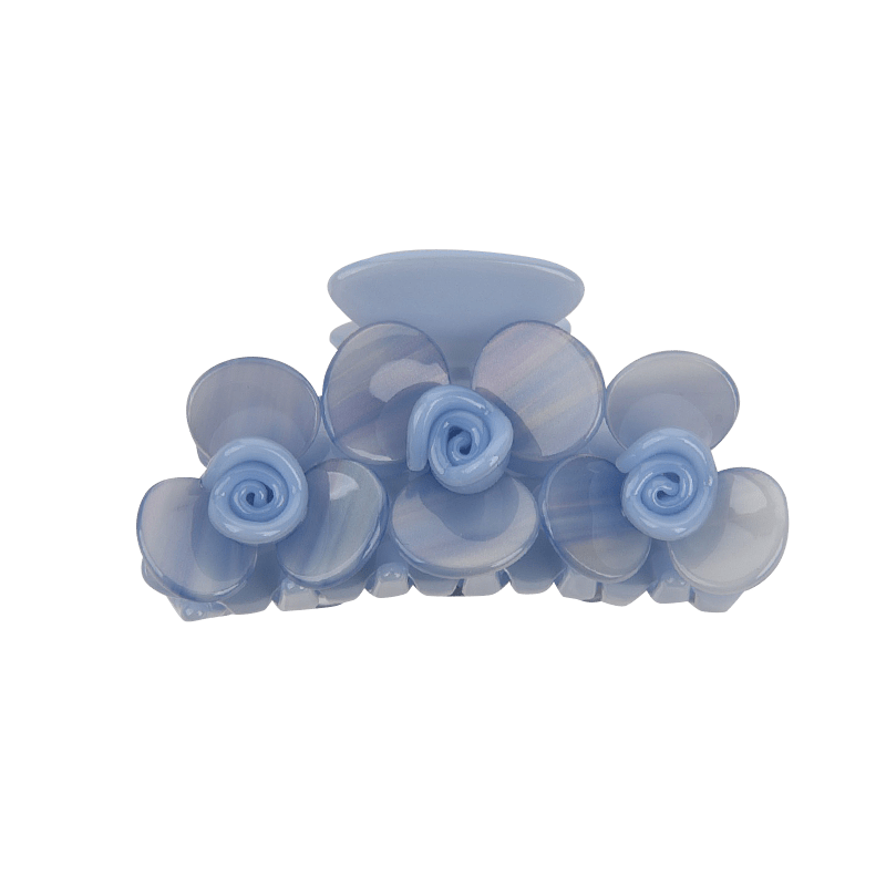 Medium Blue Petal Hair Claw | NueShiny