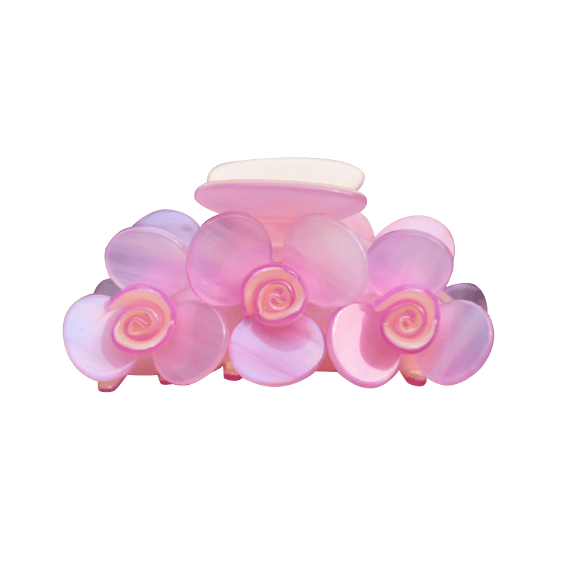 Medium Purple Petal Hair Claw | NueShiny