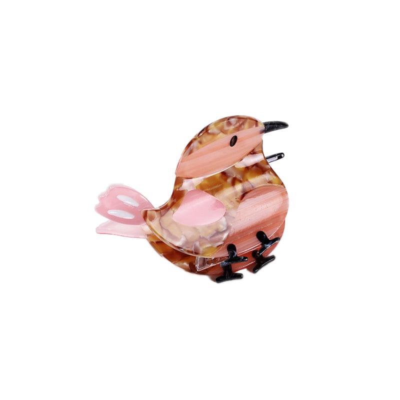 Medium Light Pink Bird Hair Claw | NueShiny