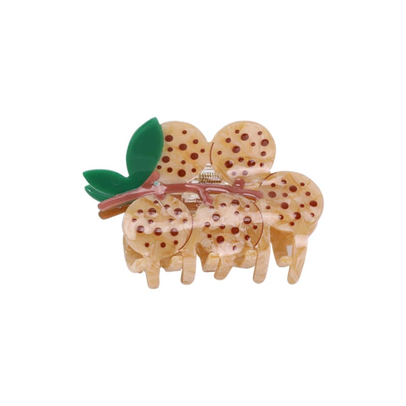 Medium Brown Lychee Hair Claw | NueShiny