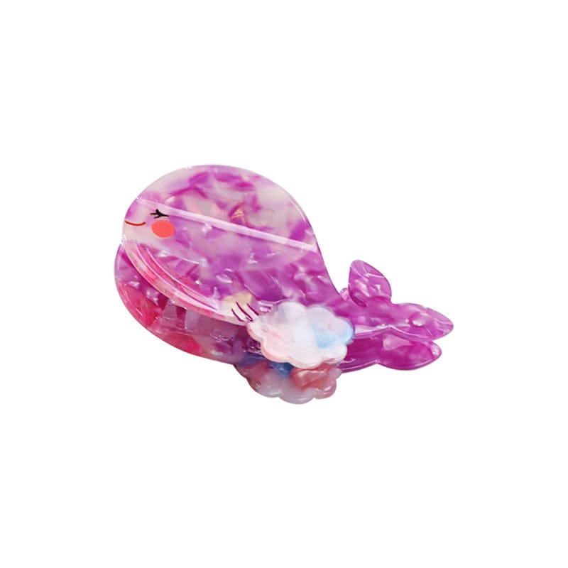 Medium purple Whale Hair Claw | NueShiny