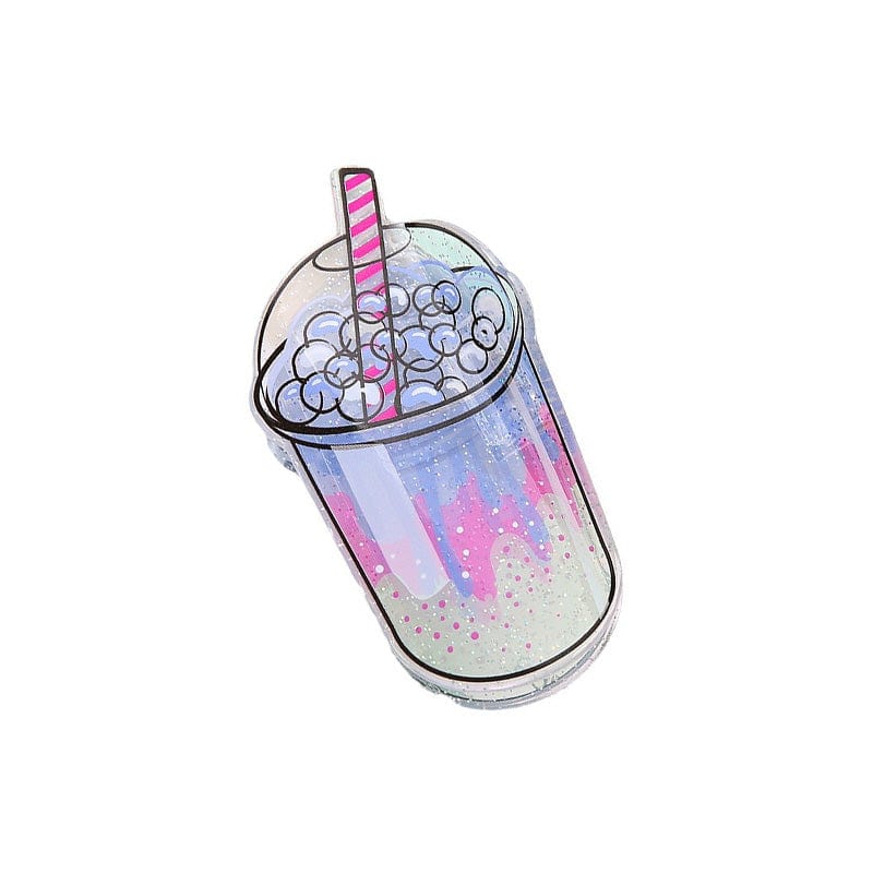 Medium Blue Beverage Cup Hair Claw | NueShiny