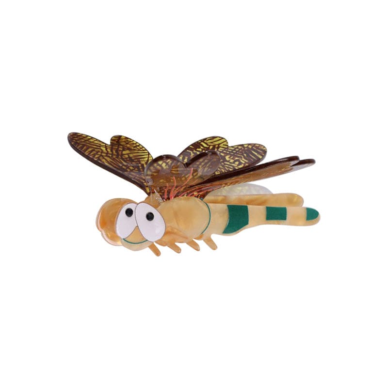 Medium Brown Dragonfly Hair Claw | NueShiny