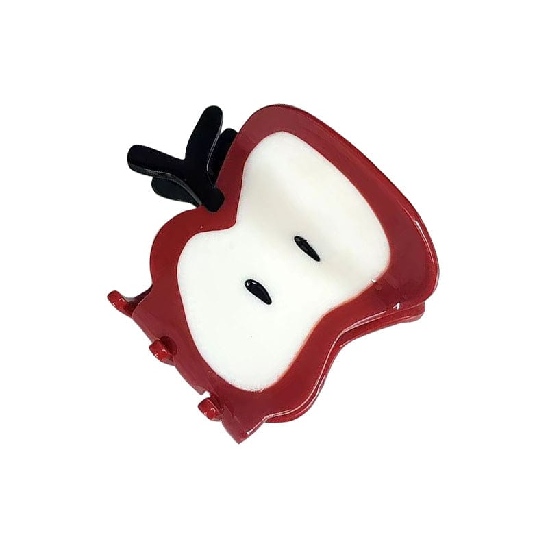 Small red apple  Hair Claw | NueShiny