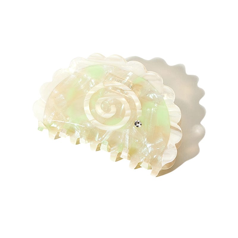 Medium Green Cake Hair Claw | NueShiny