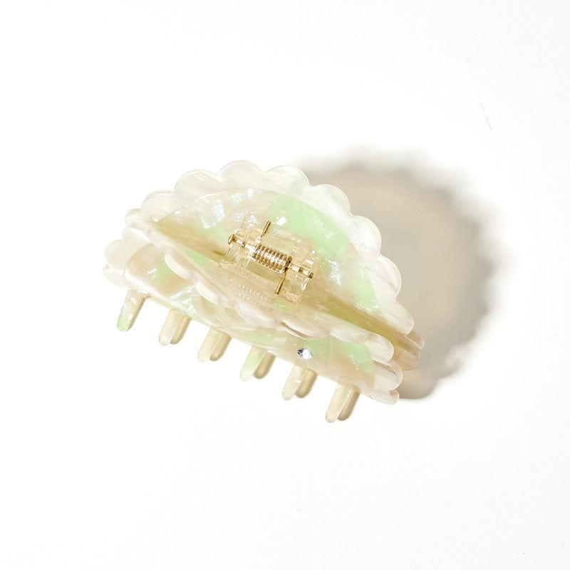 Medium Green Cake Hair Claw | NueShiny