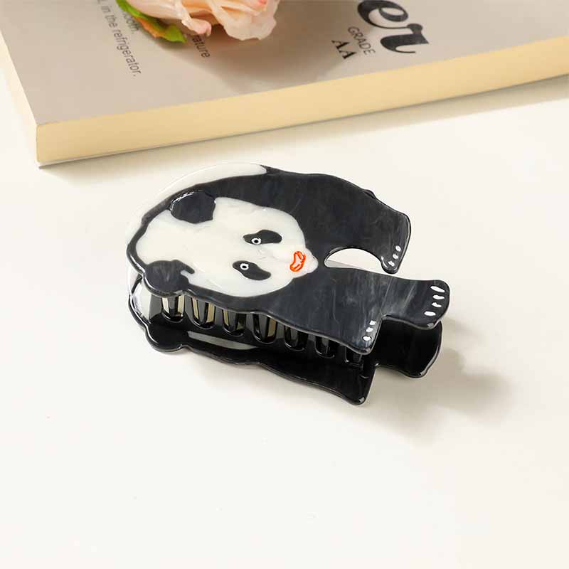 Medium  Cute Glow In The Dark Giant Panda  Hair Claw | NueShiny