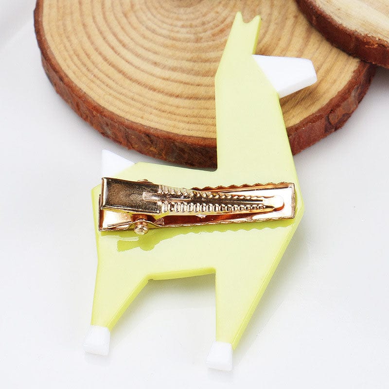 Mini Green Reindeer Hair Clip | NueShiny