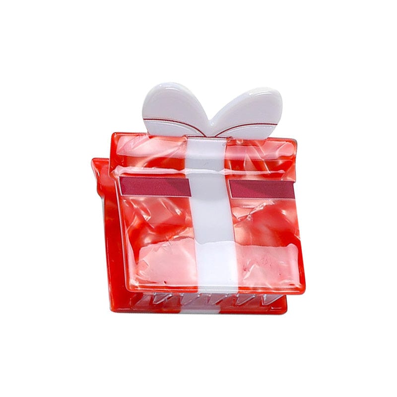 Mini Red Gift Box Hairpin | NueShiny