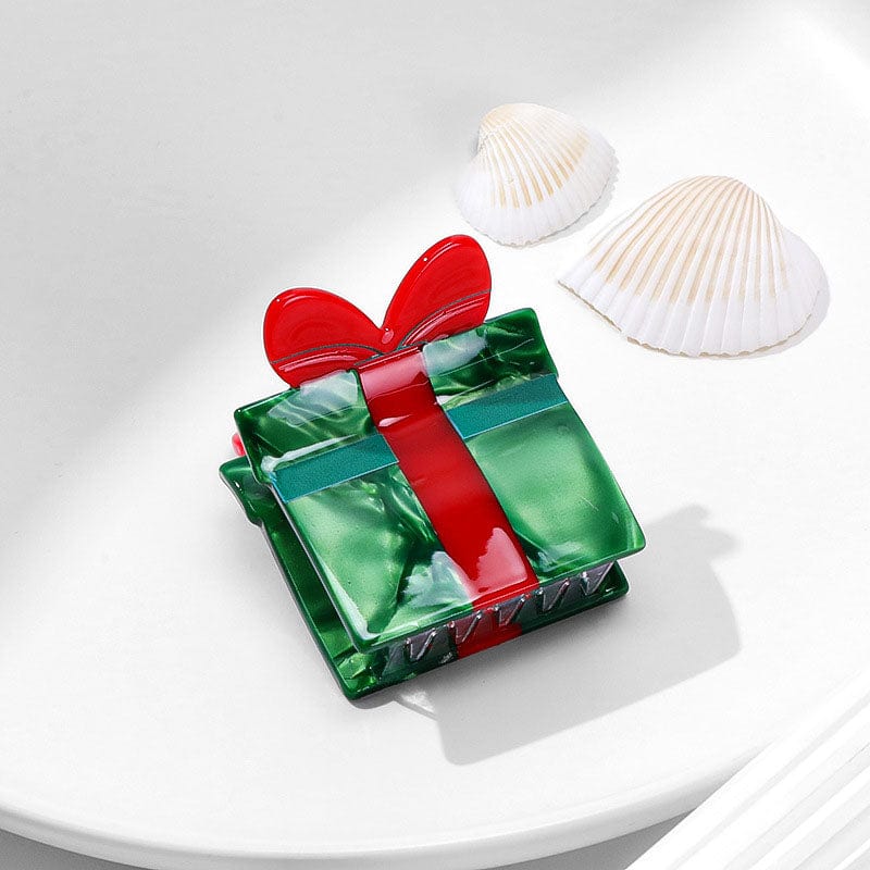 Mini Green Gift Box Hairpin | NueShiny