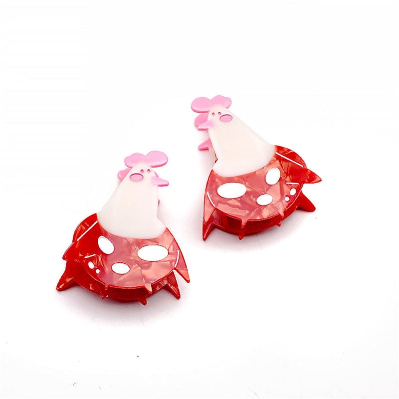 Medium  Mushroom Chicken Hairpin | NueShiny