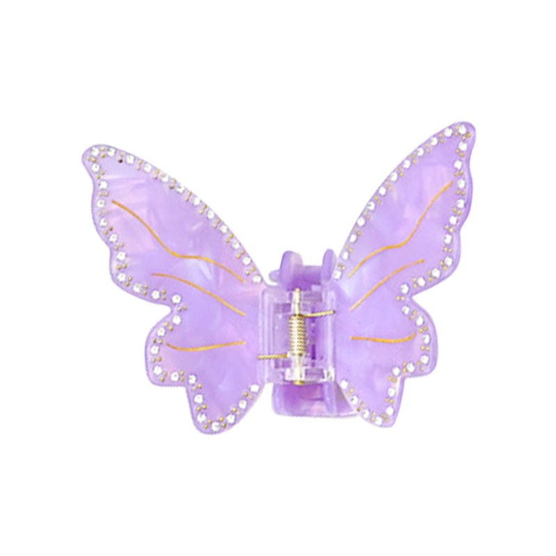 Medium  Purple Butterfly Hairpin | NueShiny