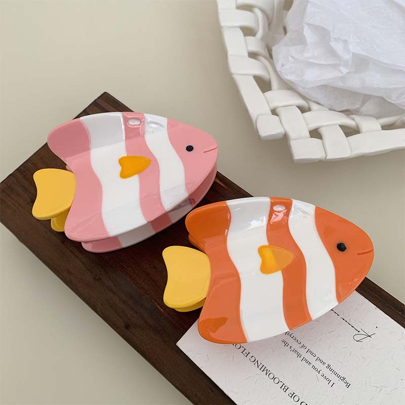 Medium Orange Clownfish Hairpin
 | NueShiny