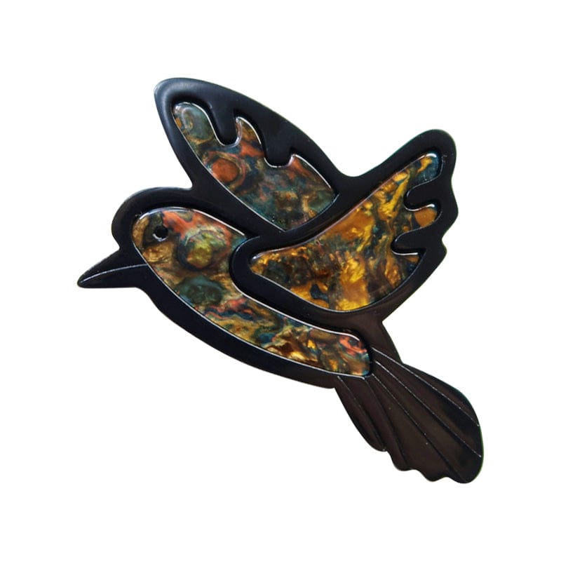 Black Bird Brooch | NueShiny