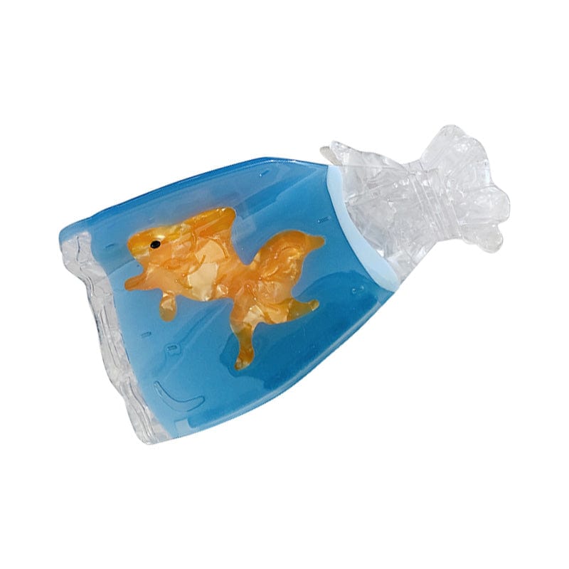 Medium  Goldfish In A Bag Hairpin
| NueShiny