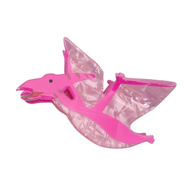 Medium Pink Pterosaur Hair Claw | NueShiny