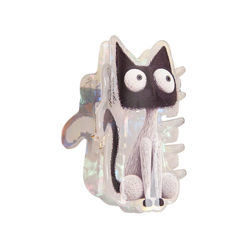 Medium  Black-faced Cat Hair Claw | NueShiny