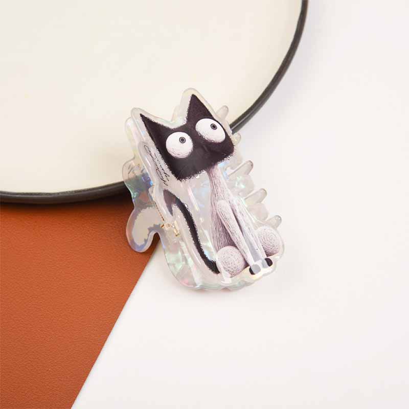 Medium  Black-faced Cat Hair Claw | NueShiny