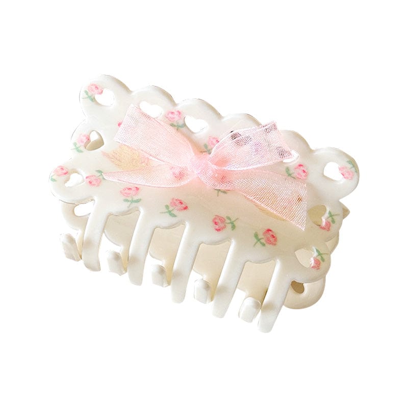 Medium Pink Square Grabber Hair Claw | NueShiny