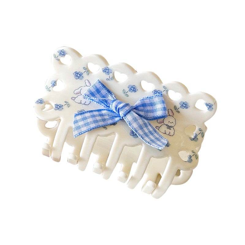 Medium Blue Square Grabber Hair Claw | NueShiny