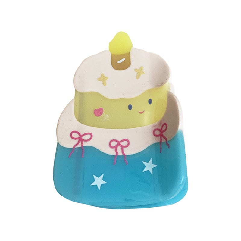 Medium  Blue Birthday Cake Hair Claw | NueShiny