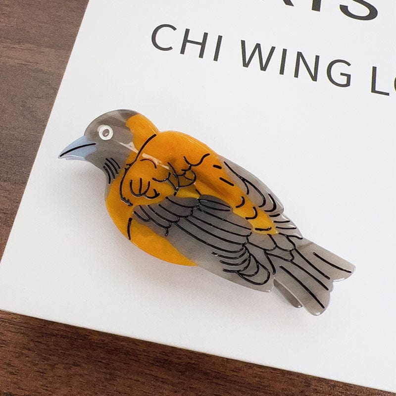 Medium  Realistic Wind Oriole Bird Hair Claw | NueShiny