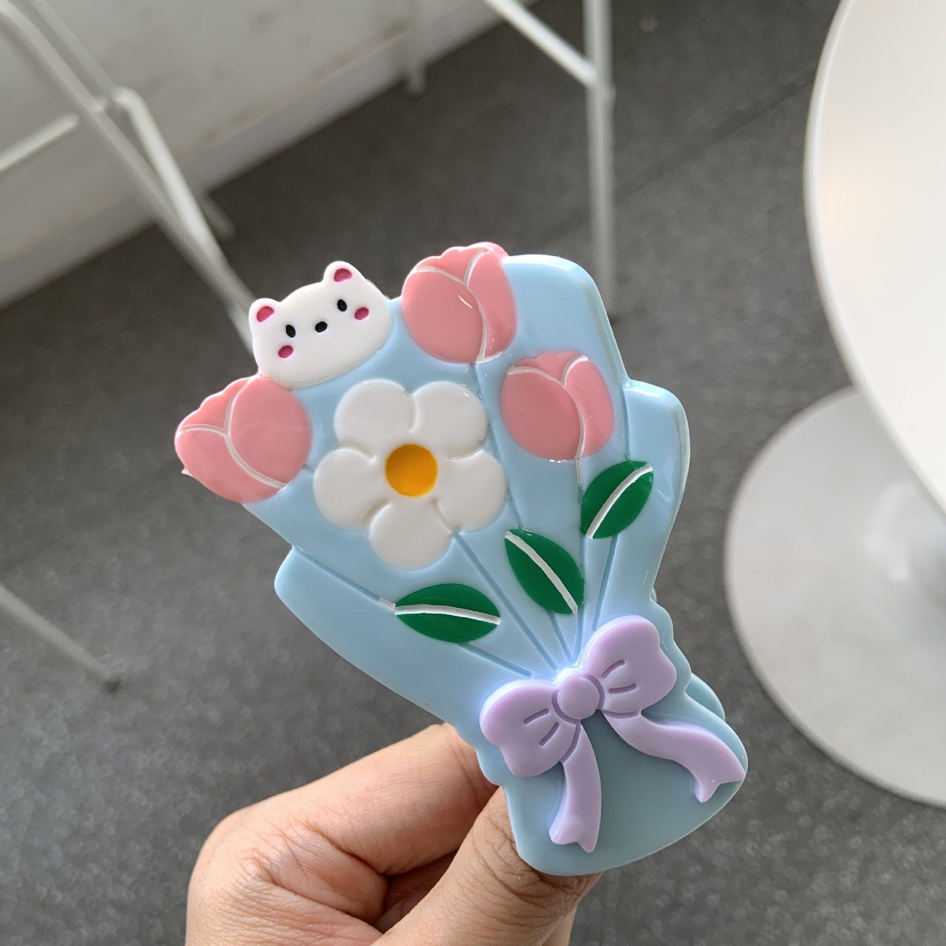 Small  Cat Bouquet Hair Claw | NueShiny