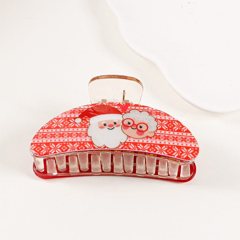 Medium Santa Claus Series Hair Claw -Type C | NueShiny