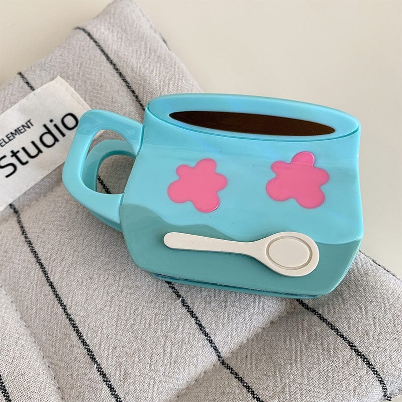 Medium  Flower Coffee Cup Hair Claw | NueShiny